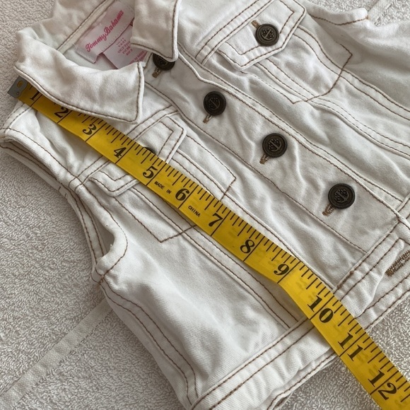 Tommy Bahama denim shirt button down anchor buttons 100% cotton size 3T - Picture 3 of 12
